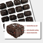 Sea Salt Brownie Bites - Nettie's Craft Brownies