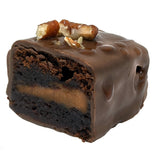 Caramel Pecan Brownie Bite