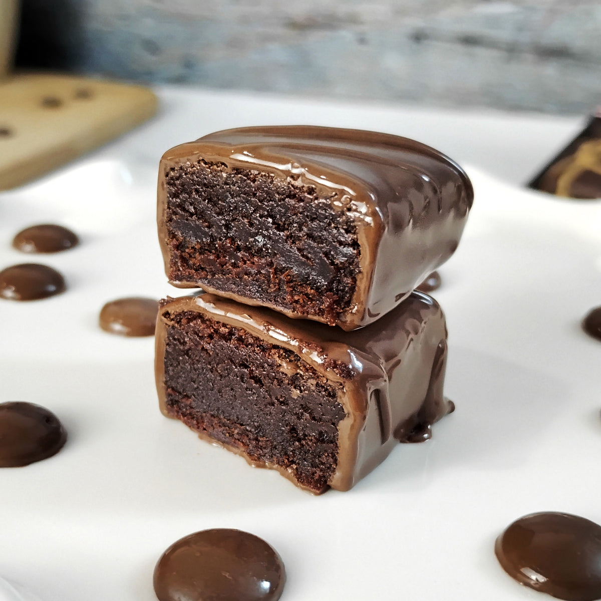 classic chocolate covered brownie bite gift box shipped nationwide