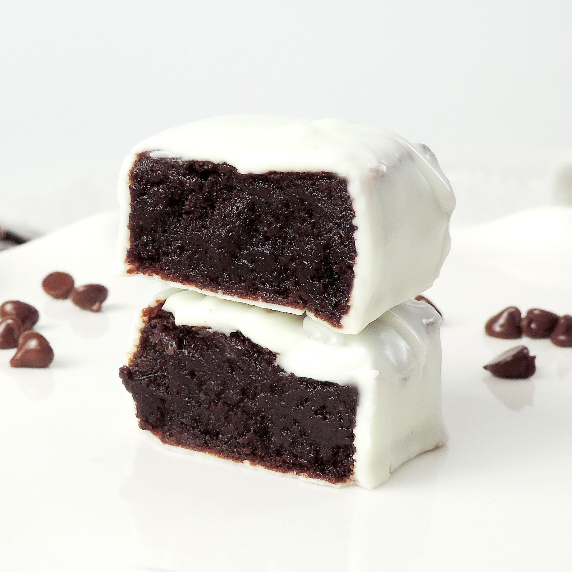 gluten free white chocolate brownie bites gift box shipped nationwide