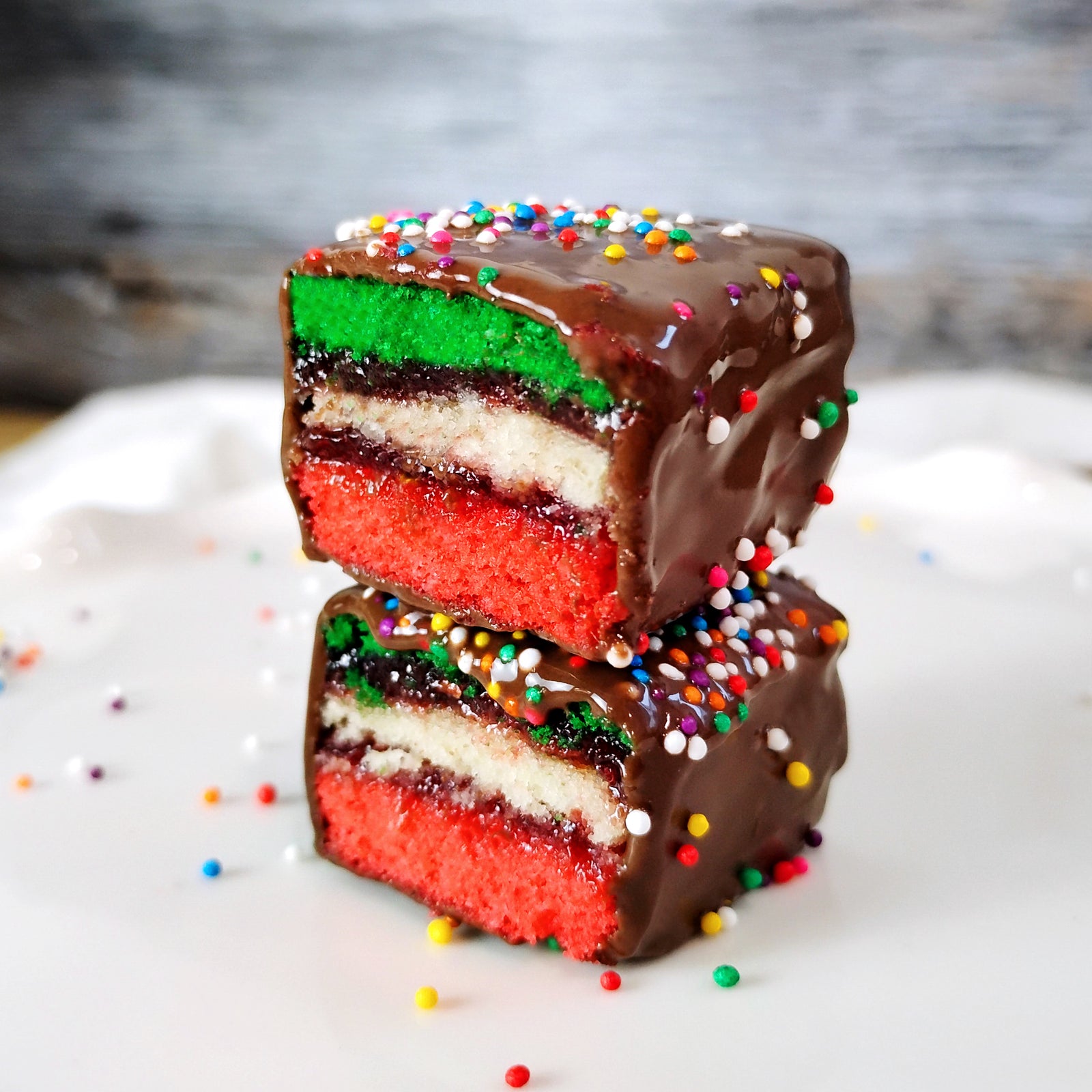 chocolate covered rainbow cookies gift-ready shipped nationwide