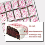 Strawberry Brownie Bites - Nettie's Craft Brownies