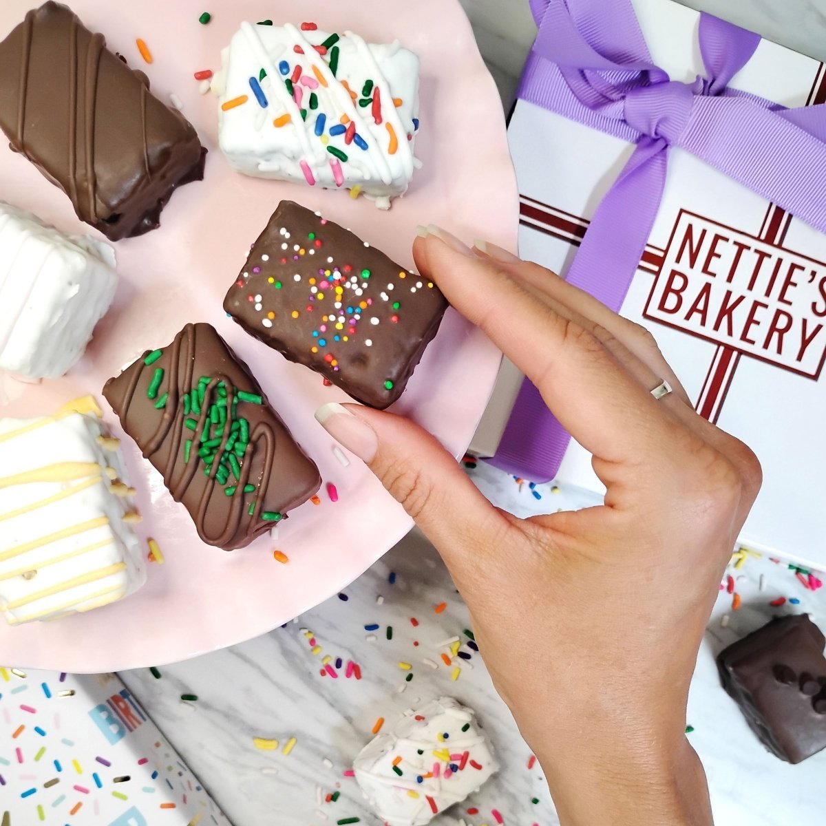 The Birthday Balloons Box - Nettie's Craft Brownies