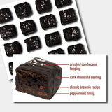 Peppermint Brownie Bites - Nettie's Craft Brownies