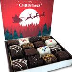 Santa's Brownie Bites - Nettie's Craft Brownies