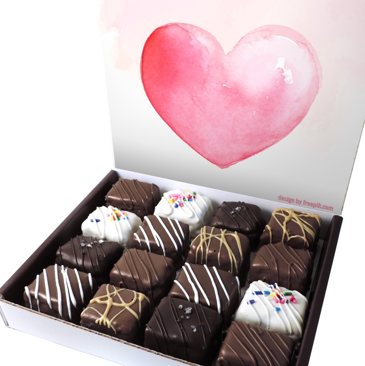 The Heart Box - Nettie's Craft Brownies