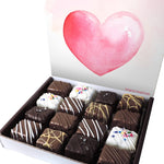 The Heart Box - Nettie's Craft Brownies